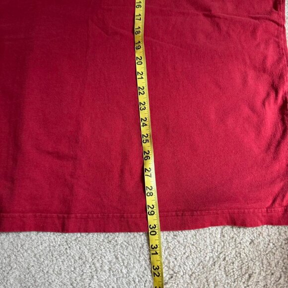 Vintage Y2K Abercrombie & Fitch Men's Red Burgundy Dragon T-shirt RARE - Picture 6 of 6